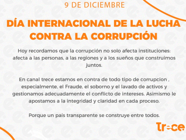 Día Internacional de la Lucha Contra la Corrupción