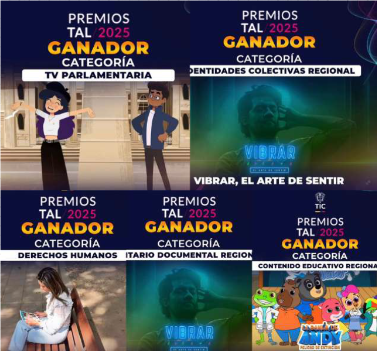 Canal Trece gana cinco Premios TAL 2025 y se consolida como el canal regional colombiano más galardonado