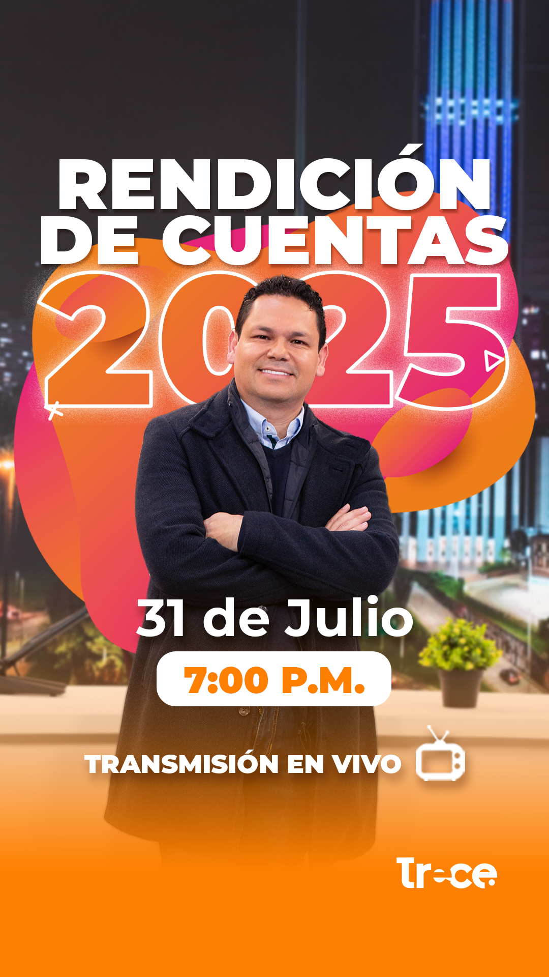 Invitación Rendición de Cuentas 2025 - Teveandina SAS - Canal Trece